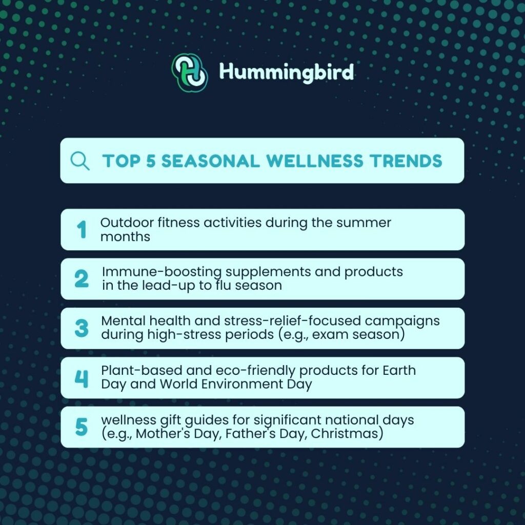 Top 5 Seasonal Wellness Trends