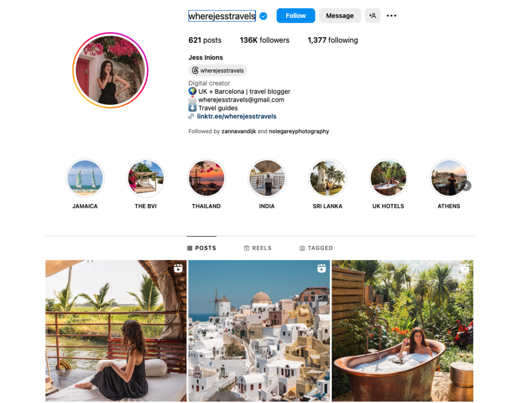 travel influencers and content creators 
